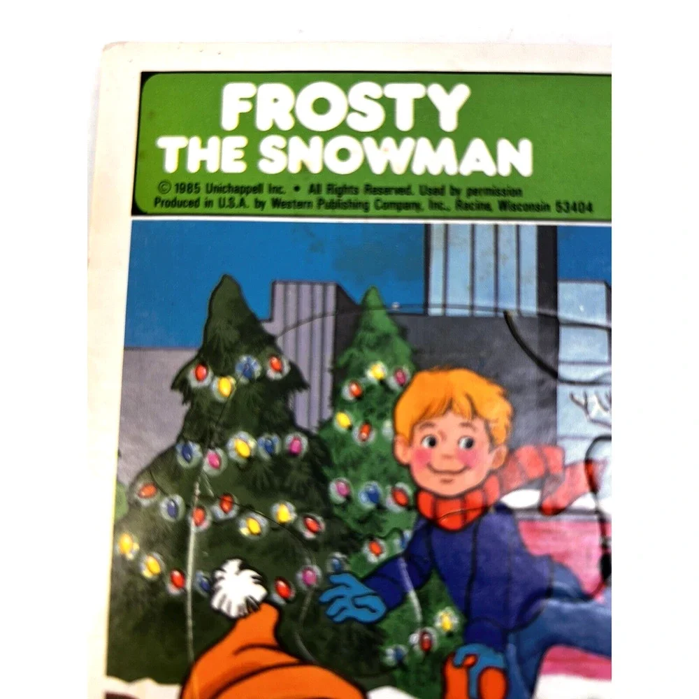 Golden frosty snowman